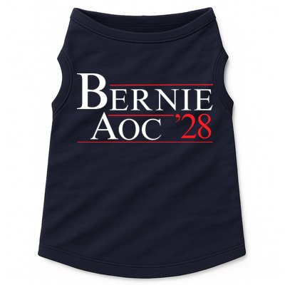 Bernie AOC 2028 Bernie Sanders Alexandria Cortez For President Democrat Party Doggie Tank