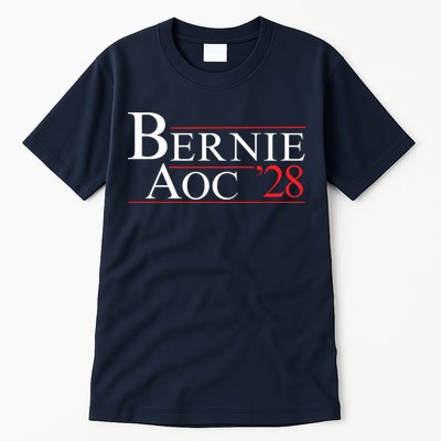 Bernie AOC 2028 Bernie Sanders Alexandria Cortez For President Democrat Party Tall T-Shirt