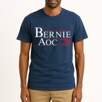 Bernie AOC 2028 Bernie Sanders Alexandria Cortez For President Democrat Party Tall T-Shirt