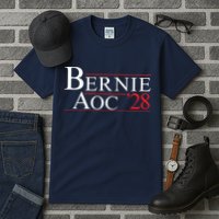 Bernie AOC 2028 Bernie Sanders Alexandria Cortez For President Democrat Party Tall T-Shirt