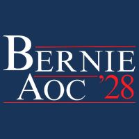 Bernie AOC 2028 Bernie Sanders Alexandria Cortez For President Democrat Party Tall T-Shirt