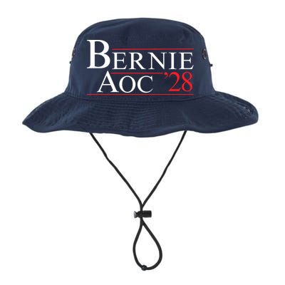 Bernie AOC 2028 Bernie Sanders Alexandria Cortez For President Democrat Party Legacy Cool Fit Booney Bucket Hat