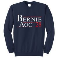 Bernie AOC 2028 Bernie Sanders Alexandria Cortez For President Democrat Party Tall Sweatshirt