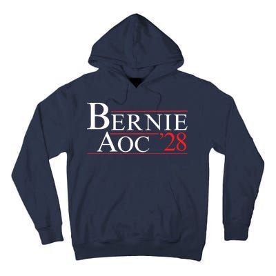 Bernie AOC 2028 Bernie Sanders Alexandria Cortez For President Democrat Party Tall Hoodie