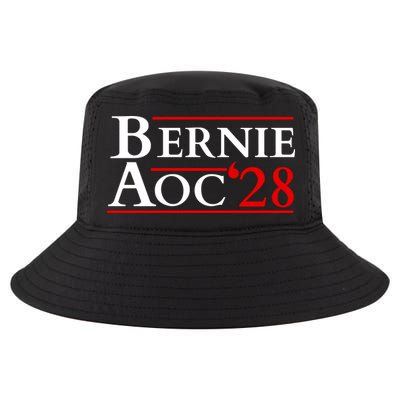 Bernie AOC 2028 Bernie Sanders Alexandria Cortez President  Cool Comfort Performance Bucket Hat