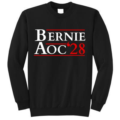 Bernie AOC 2028 Bernie Sanders Alexandria Cortez President  Sweatshirt