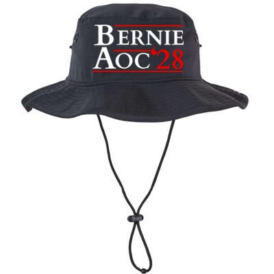 Bernie AOC 2028 Bernie Sanders Alexandria Cortez President  Bucket Hat