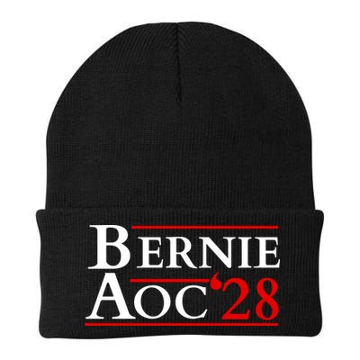 Bernie AOC 2028 Bernie Sanders Alexandria Cortez President  Beanie