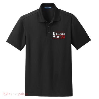 Bernie AOC 2028 Bernie Sanders Alexandria Cortez President  Dry Zone Grid Polo