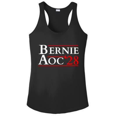 Bernie AOC 2028 Bernie Sanders Alexandria Cortez President  Ladies PosiCharge Competitor Racerback Tank