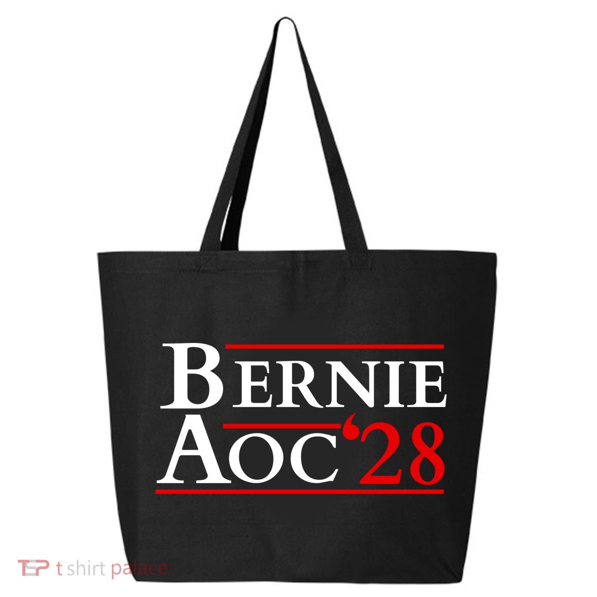Bernie AOC 2028 Bernie Sanders Alexandria Cortez President  25L Jumbo Tote