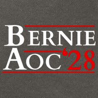 Bernie AOC 2028 Bernie Sanders Alexandria Cortez President  Cotton Canvas Backpack