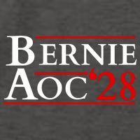 Bernie AOC 2028 Bernie Sanders Alexandria Cortez President  Vector Backpack