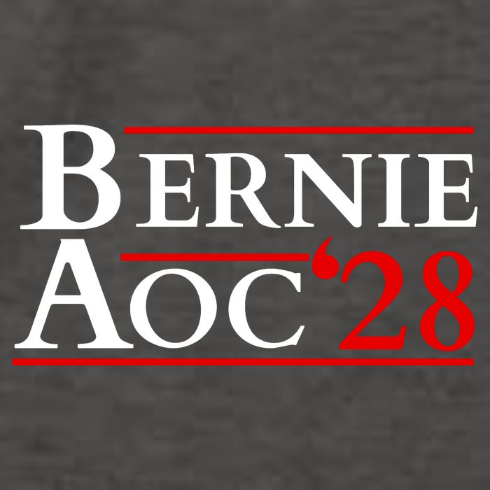 Bernie AOC 2028 Bernie Sanders Alexandria Cortez President  Vector Backpack