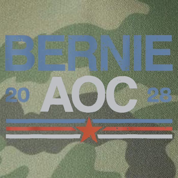 Bernie AOC 2028 For Progressives & Liberals Legacy Tie Dye Trucker Hat