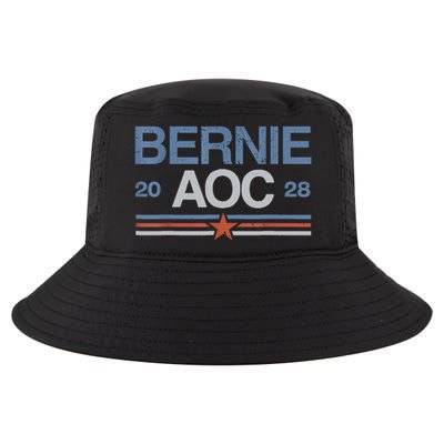 Bernie AOC 2028 For Progressives & Liberals Cool Comfort Performance Bucket Hat