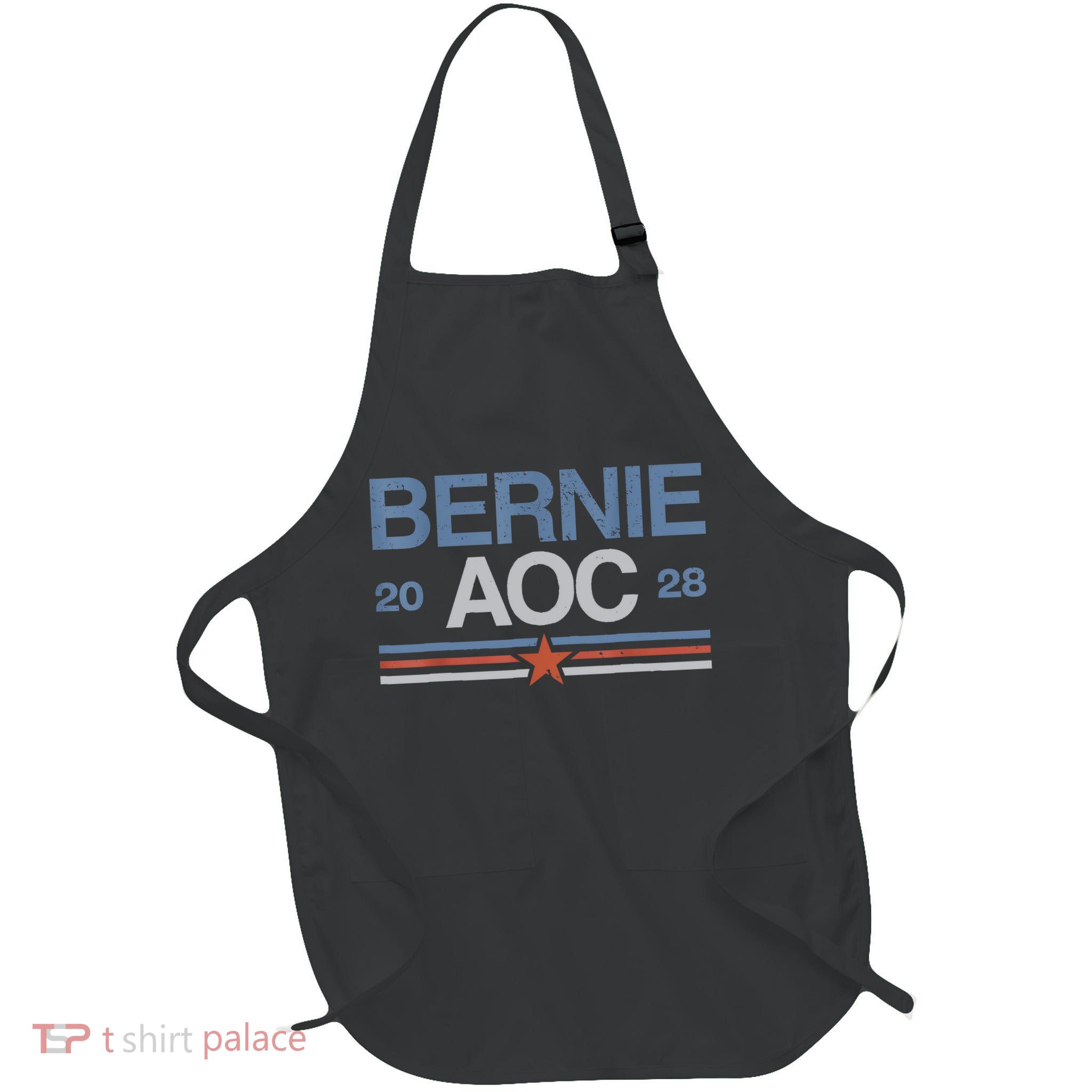 Bernie AOC 2028 For Progressives & Liberals Apron