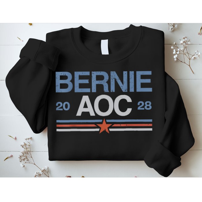 Bernie AOC 2028 For Progressives & Liberals Sweatshirt