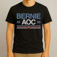 Bernie AOC 2028 For Progressives & Liberals T-Shirt