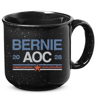 Bernie AOC 2028 For Progressives & Liberals 15oz Campfire Ceramic Mug
