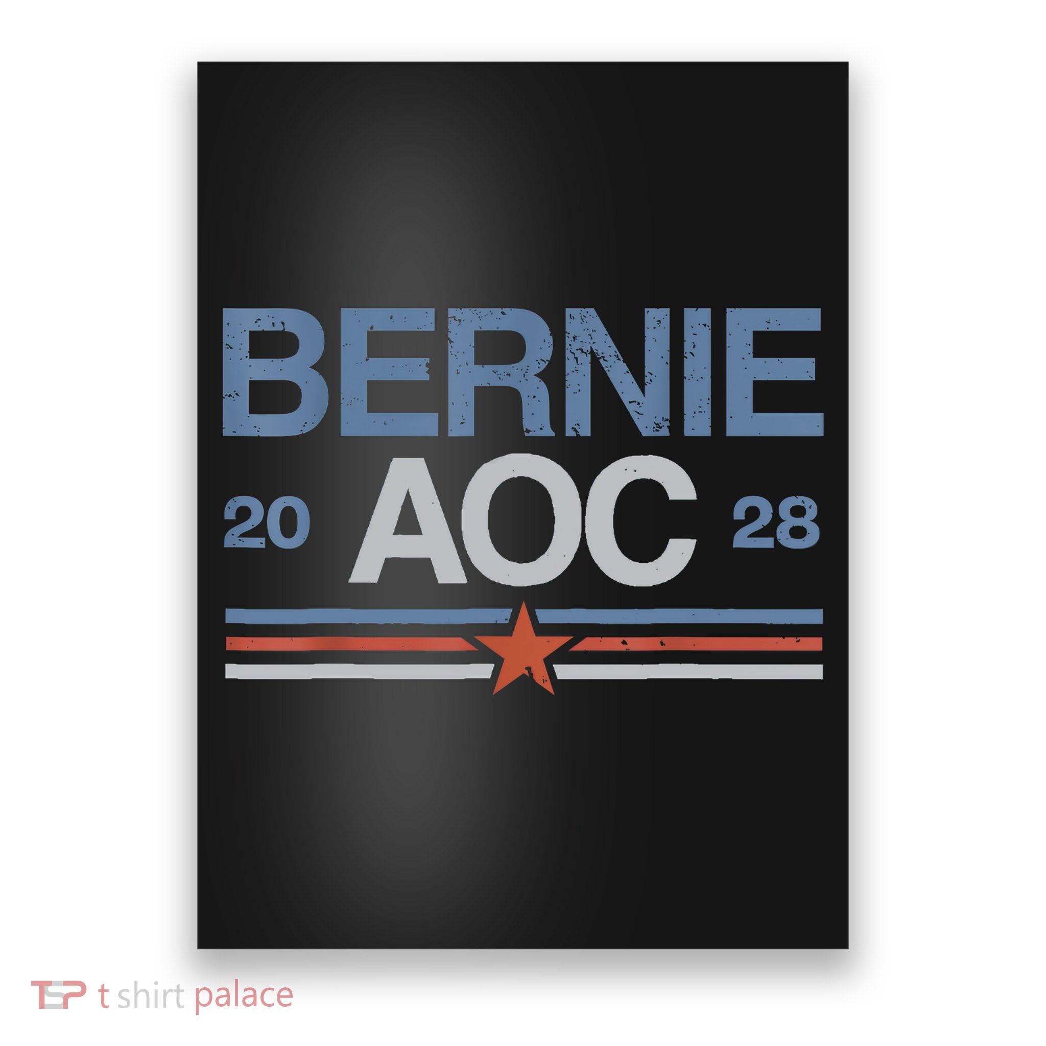 Bernie AOC 2028 For Progressives & Liberals Poster