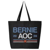 Bernie AOC 2028 For Progressives & Liberals 25L Jumbo Tote