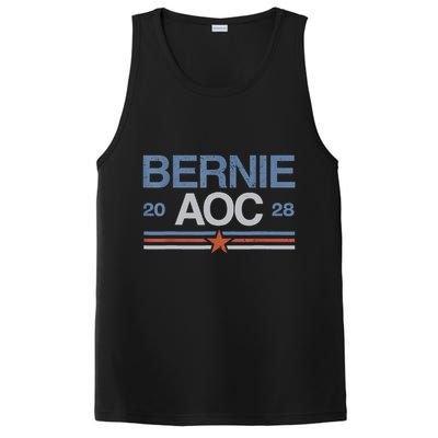 Bernie AOC 2028 For Progressives & Liberals PosiCharge Competitor Tank