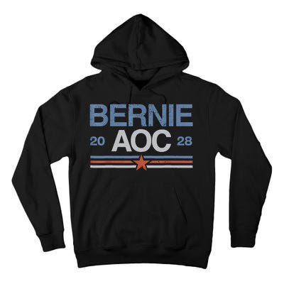 Bernie AOC 2028 For Progressives & Liberals Tall Hoodie