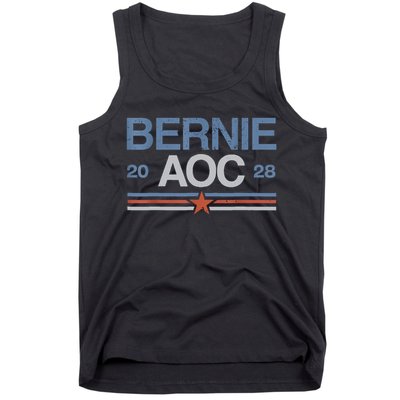 Bernie AOC 2028 For Progressives & Liberals Tank Top