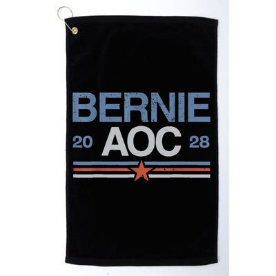 Bernie AOC 2028 For Progressives & Liberals Golf Towel