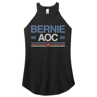 Bernie AOC 2028 For Progressives & Liberals Women's Perfect Tri Rocker Tank