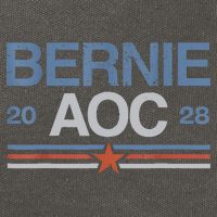 Bernie AOC 2028 For Progressives & Liberals Cotton Canvas Backpack