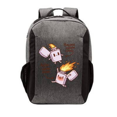 Before And After Indian Food Funny Vector Backpack