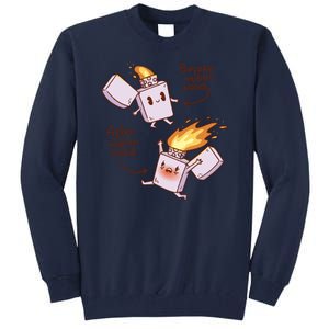 Before And After Indian Food Funny Tall Sweatshirt