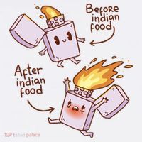 Before And After Indian Food Funny Baby Bodysuit
