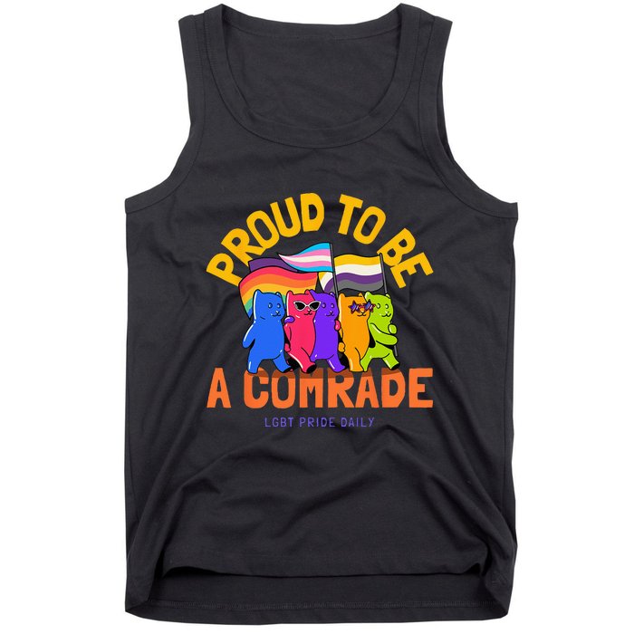 Being An Ally And Allyship LGBT Tank Top