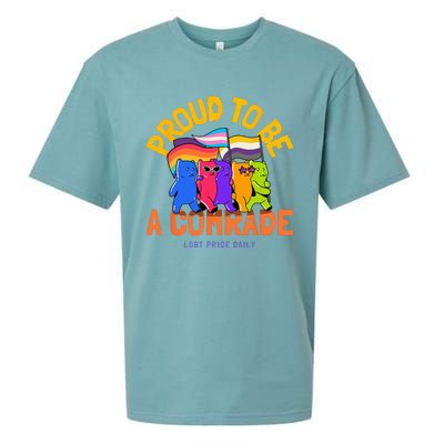 Being An Ally And Allyship LGBT Sueded Cloud Jersey T-Shirt