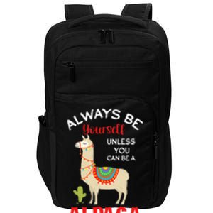 Be A Alpaca - Alpacas Llama Lama  Impact Tech Backpack