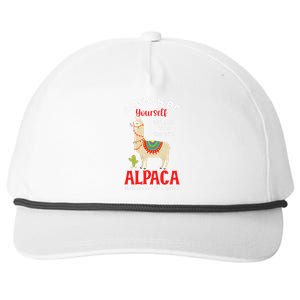 Be A Alpaca - Alpacas Llama Lama  Snapback Five-Panel Rope Hat