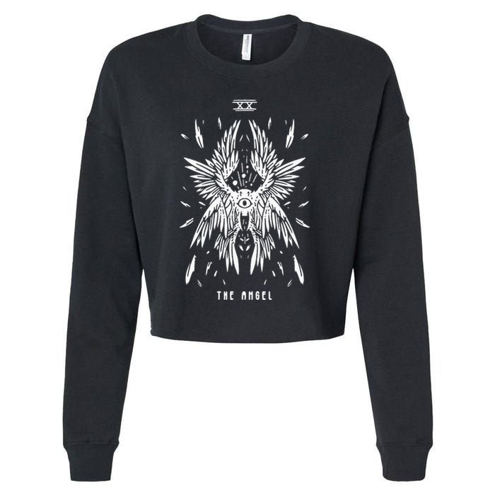 Biblically accurate angel how angels look like in the bible Cropped Pullover Crew