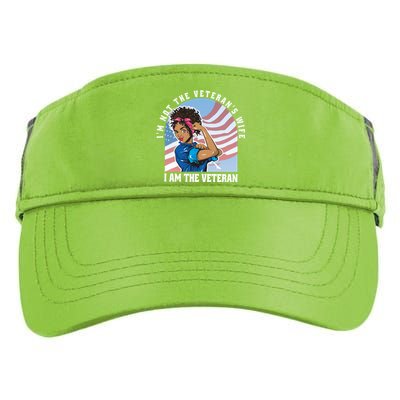 Black African American Veteran VeteranS Day Quote Gift Adult Drive Performance Visor