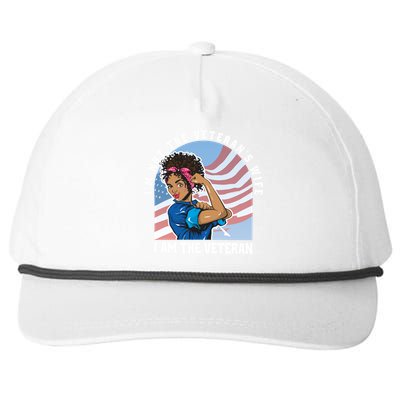 Black African American Veteran VeteranS Day Quote Gift Snapback Five-Panel Rope Hat