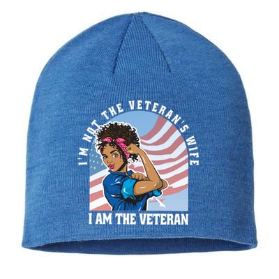 Black African American Veteran VeteranS Day Quote Gift Sustainable Beanie