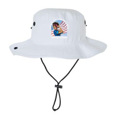 Black African American Veteran VeteranS Day Quote Gift Legacy Cool Fit Booney Bucket Hat