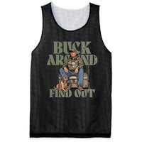 Buck Around And Find Out Trump Camo Hunting Mesh Reversible Basketball Jersey Tank