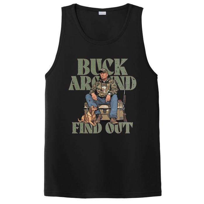 Buck Around And Find Out Trump Camo Hunting PosiCharge Competitor Tank