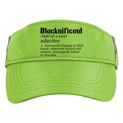 Blacknificent Afro African Pro Black History Gift Adult Drive Performance Visor