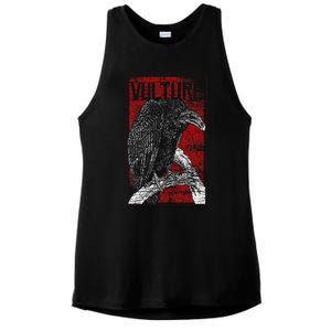 Bird Africa Animal Scavenger Ruppells Griffon Vulture Ladies PosiCharge Tri-Blend Wicking Tank