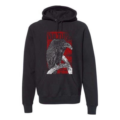 Bird Africa Animal Scavenger Ruppells Griffon Vulture Premium Hoodie