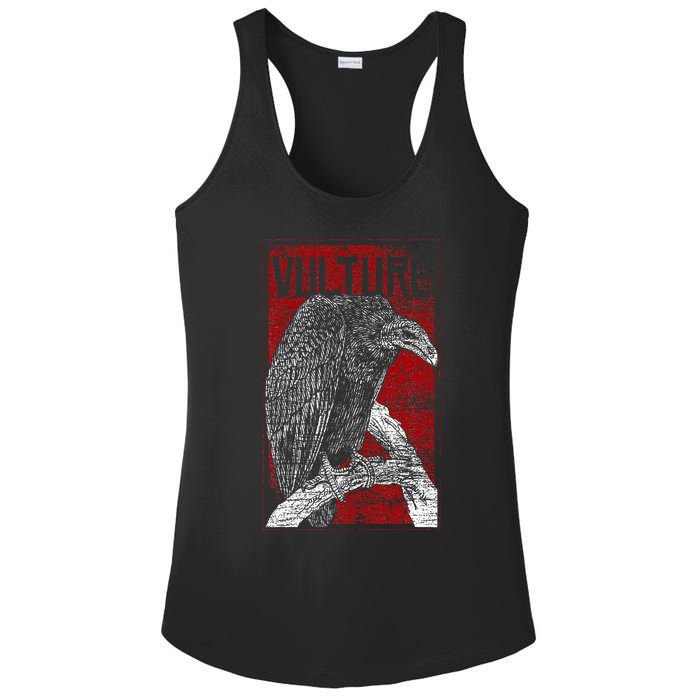 Bird Africa Animal Scavenger Ruppells Griffon Vulture Ladies PosiCharge Competitor Racerback Tank